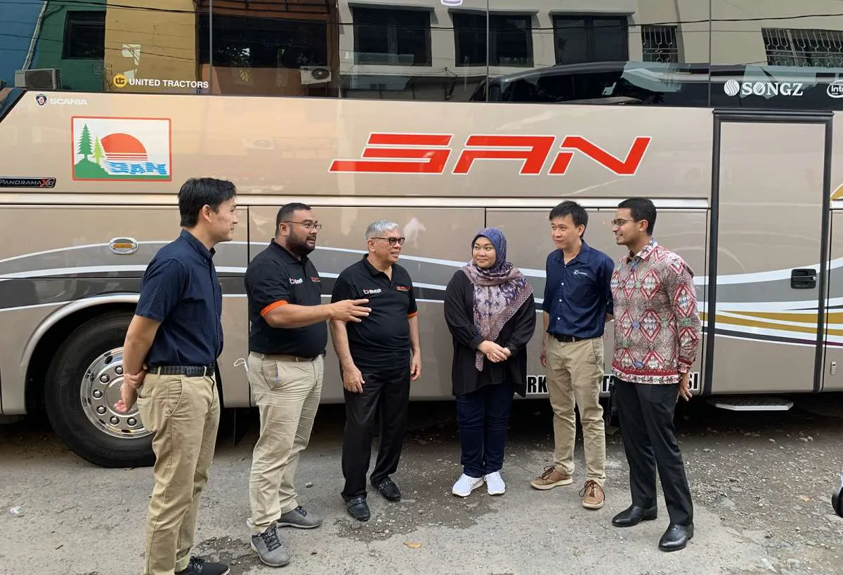 PO SAN Luncurkan 4 Unit Bus Terbaru dan Upgrade Aplikasi Pemesanan Tiket