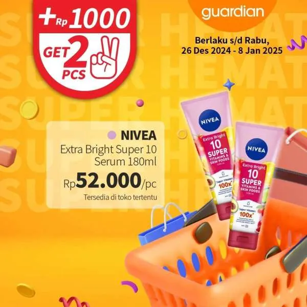 Promo Guardian Super Hemat Periode 26 Desember 2024-8 Januari 2025