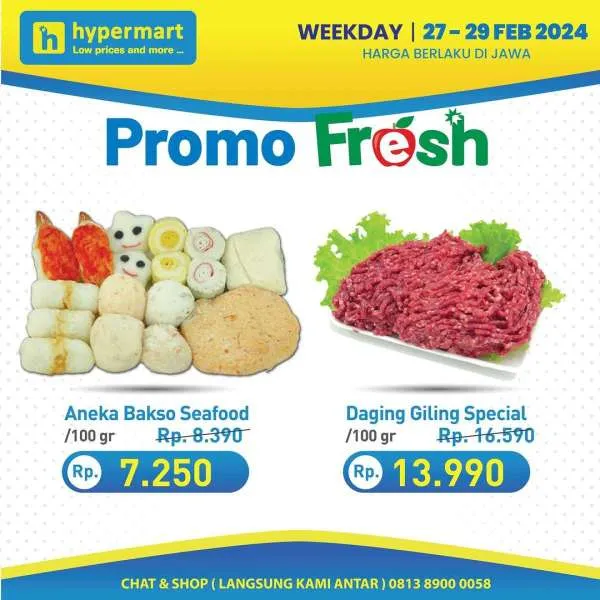 Promo Hypermart Hyper Diskon Weekday Periode 27-29 Februari 2024
