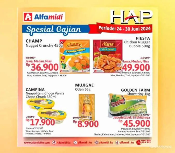 Promo Alfamidi Hemat Satu Pekan Spesial Gajian Periode 24-30 Juni 2024