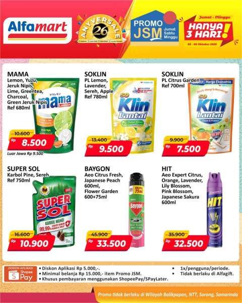Promo JSM Alfamart 3-5 Oktober 2025