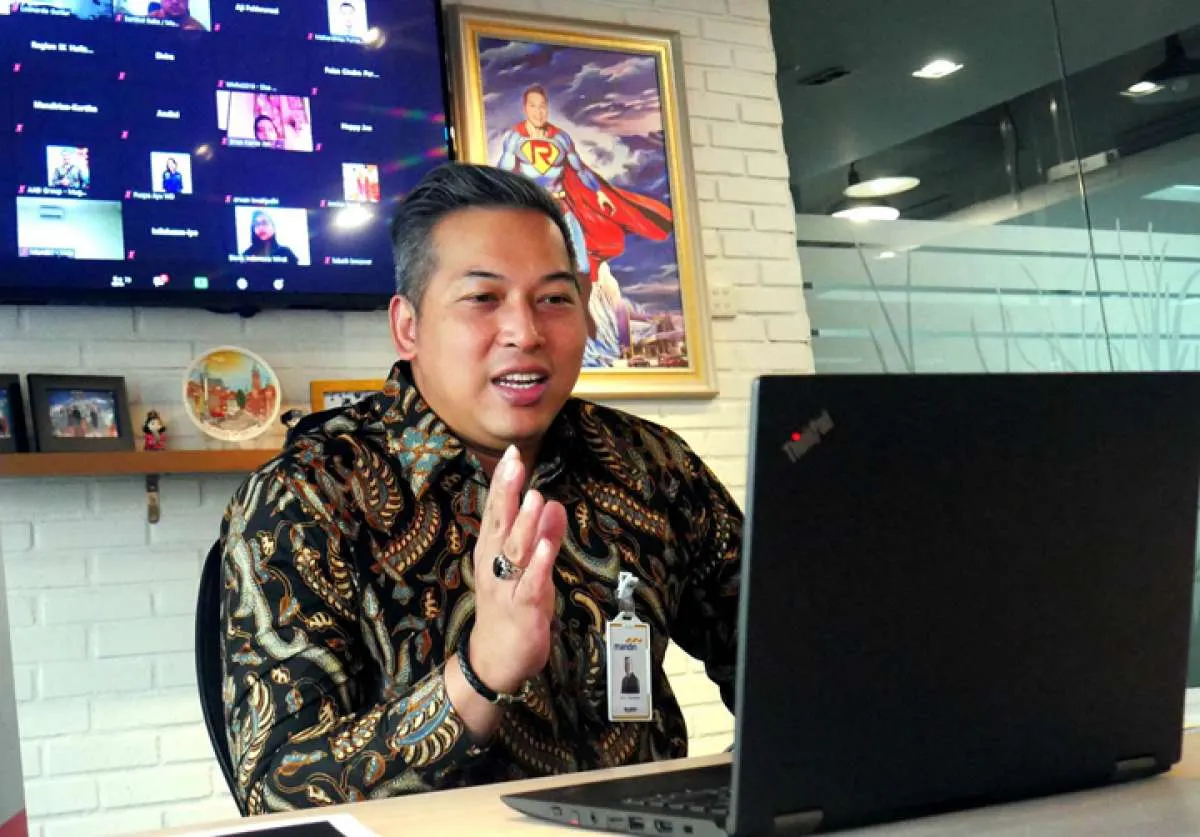 Ini protokol kesehatan yang diterapkan Sekretaris Bank Mandiri saat menerima tamu