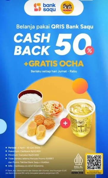 Promo Bank Saqu Hokben