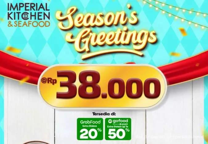 Promo Imperial Kitchen Season's Greetings sampai 31 Januari 2026, Nikmati Diskon 50%