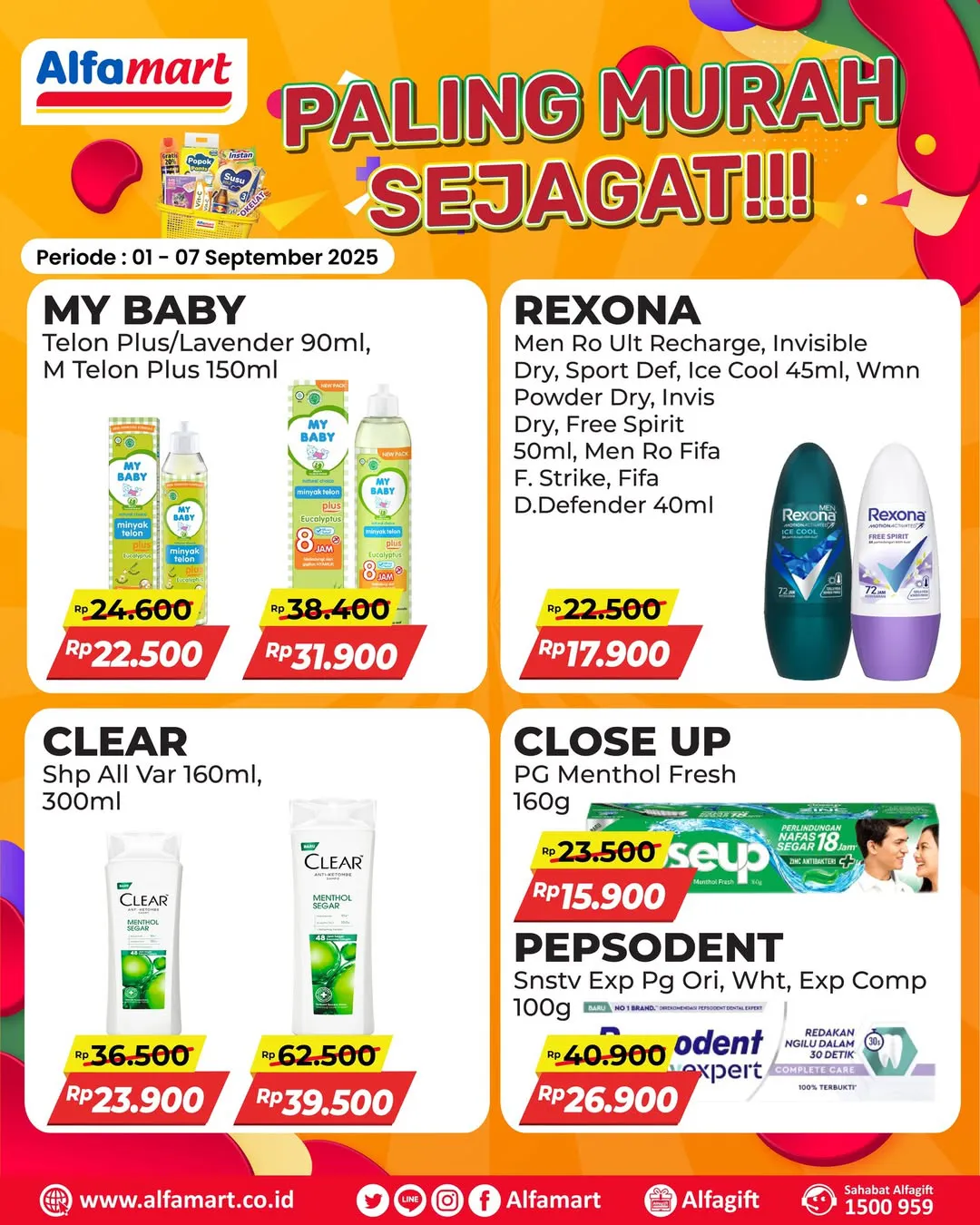 Promo Alfamart Paling Murah Sejagat Periode 1-7 September 2025