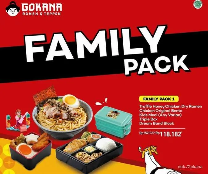 Promo Gokana Januari 2023 Family Pack 