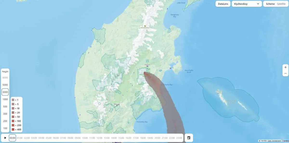 Pemanfaatan Model Jaringan Neural Yandex: Mitigasi Penyebaran Abu Vulkanik