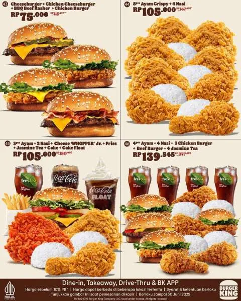 Promo Burger King Kupon Mei 6