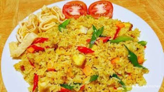 Resep Nasi Goreng Kunyit Dilengkapi Ampela hingga Cumi Asin