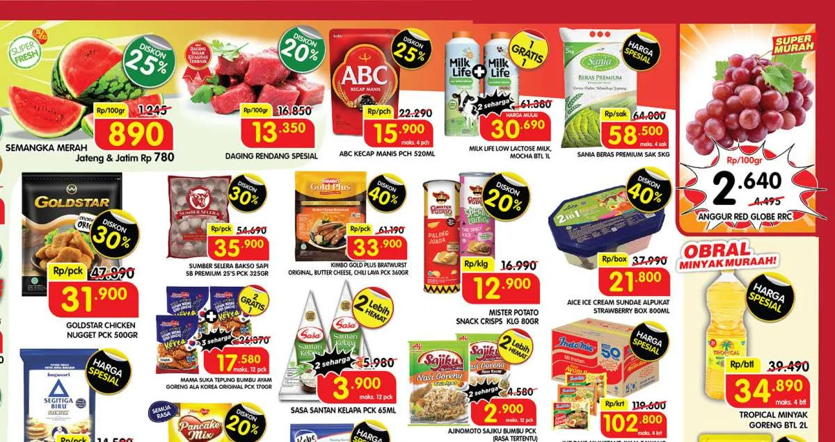 Promo Superindo Hari Ini 3 November 2022, Promo yang Berakhir di Hari Kamis