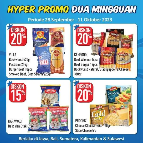 Promo Hypermart Hyper Promo Dua Mingguan Periode 28 September-11 Oktober 2023