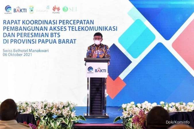 Percepat Bangun BTS 4G Di Papua Barat, Menkominfo Ajak Jaga Dengan Baik