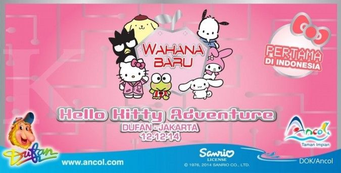 Ancol luncurkan wahana Hello Kitty di Dufan