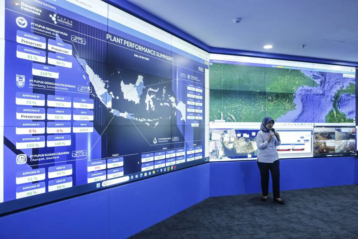 Pupuk Indonesia Integrasikan Distribusi Pupuk Nasional lewat Command Center