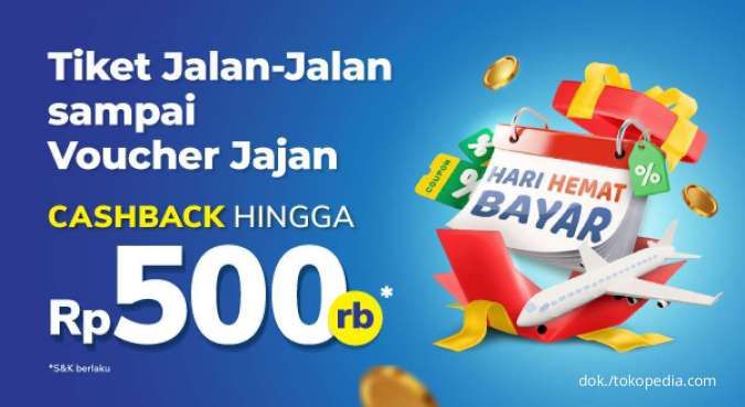 Hanya 3 Hari, Nikmati Promo Produk Tokopedia Cashback Hingga Rp 500.000