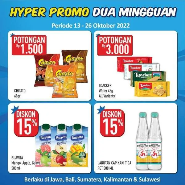 Promo Hypermart Dua Mingguan Periode 13-26 Oktober 2022