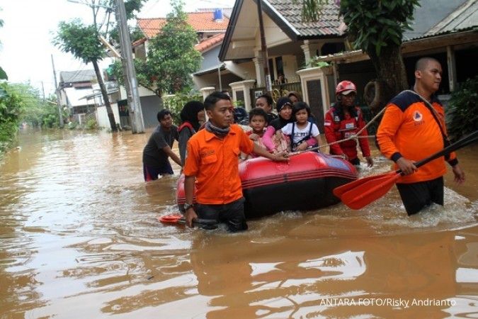 Tiga perumahan di Bekasi diterjang banjir