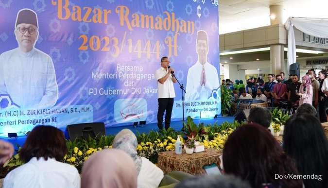 Kembali Tinjau Bazar Ramadan 2023, Mendag Zulkifli: Bantu Masyarakat Hadapi Lebaran