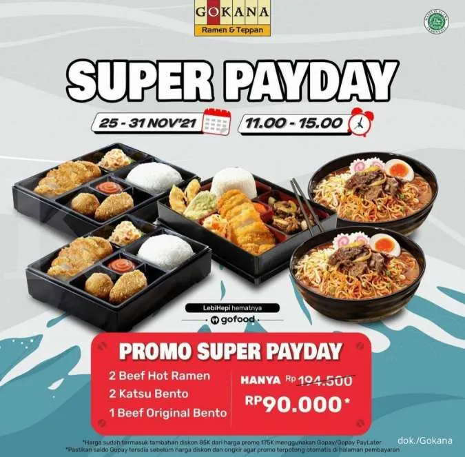Hari Terakhir Promo Gokana Super Payday