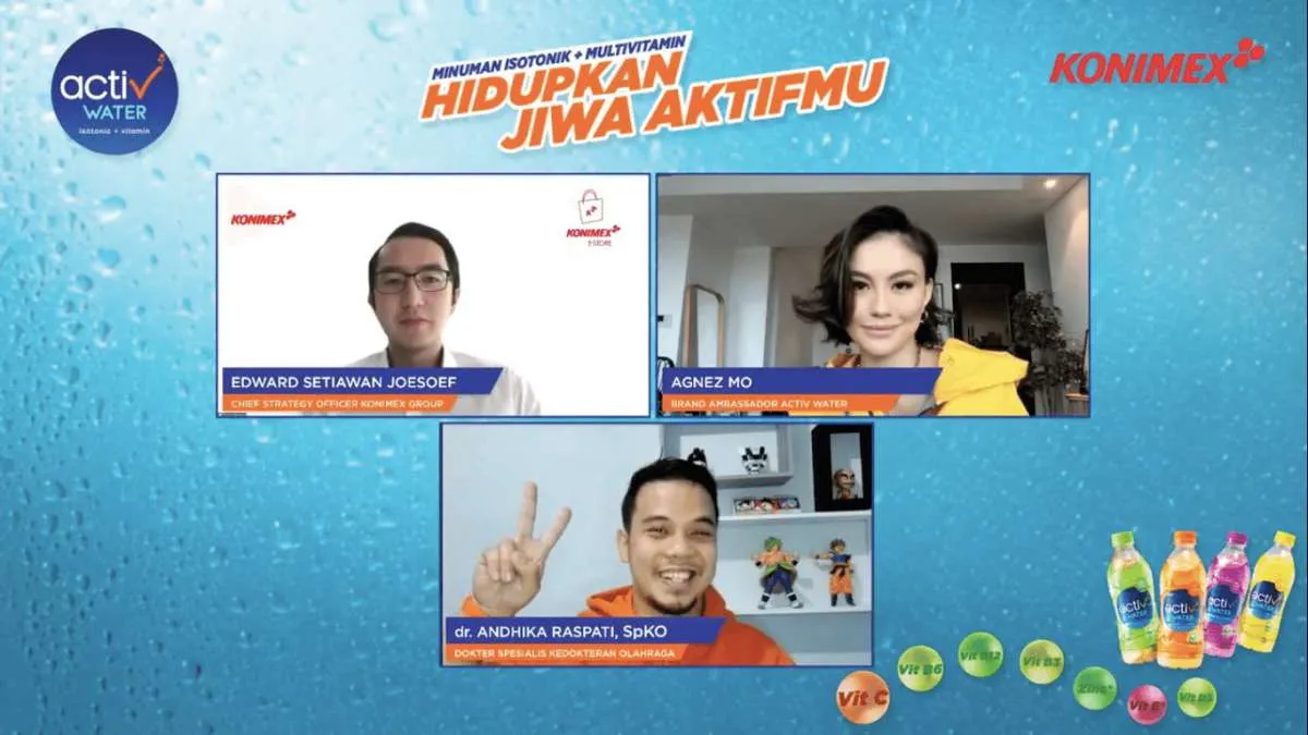 Konimex luncurkan minuman isotonik + multivitamin activ water