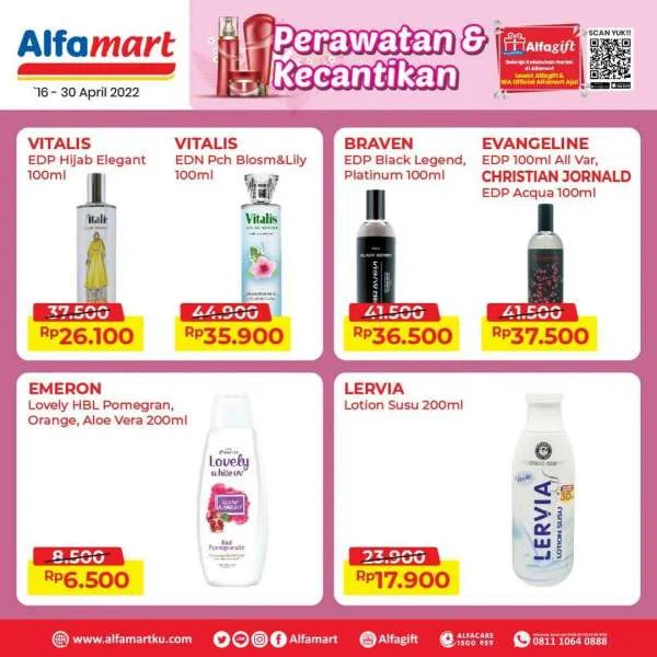 Promo Alfamart Perawatan & Kecantikan Periode 16-30 April 2022