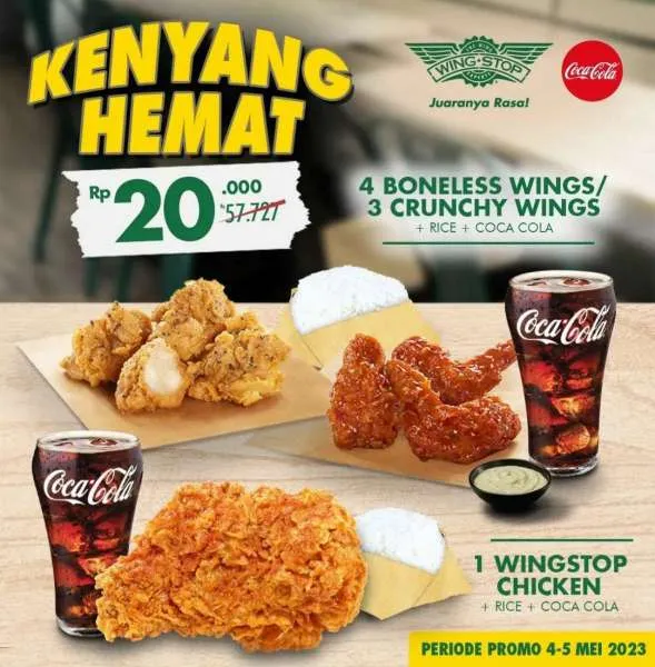 Promo 5.5 Wingstop Paket Kenyang Hemat