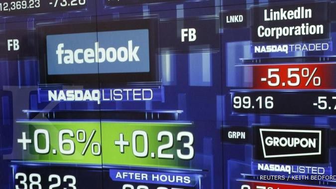 Duh, saham Facebook anjlok di bawah harga IPO!