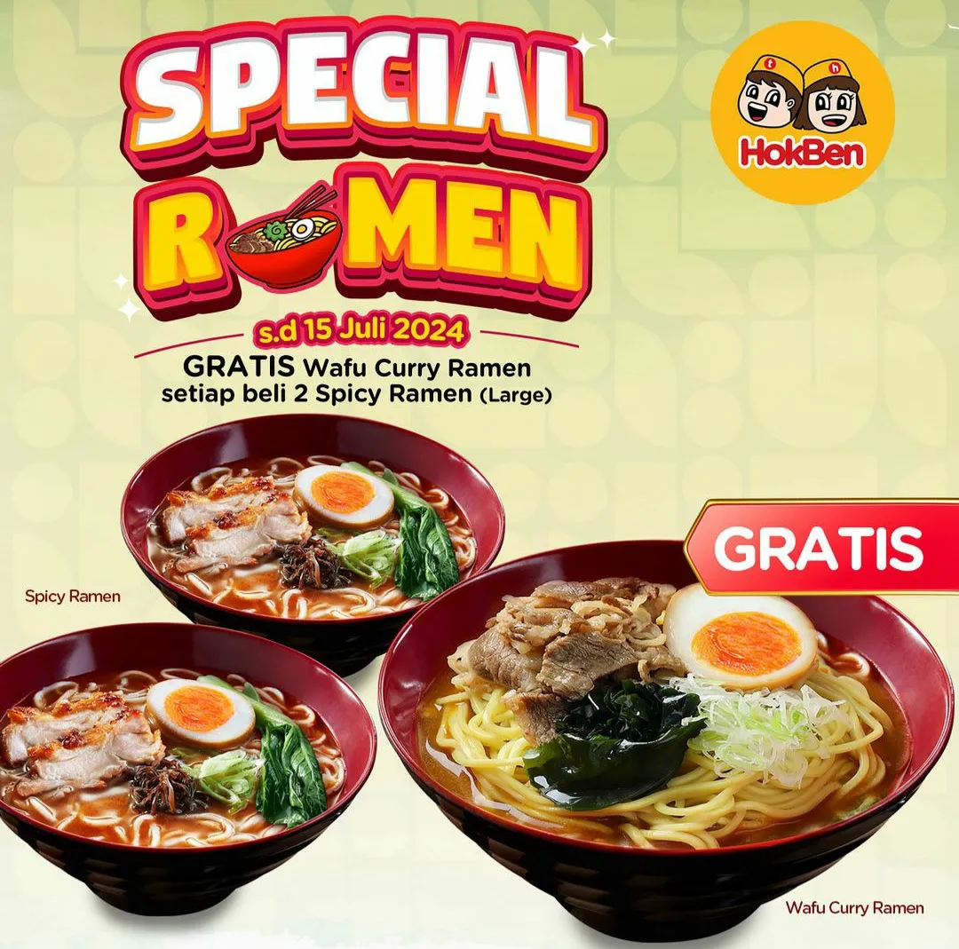 Hokben special ramen