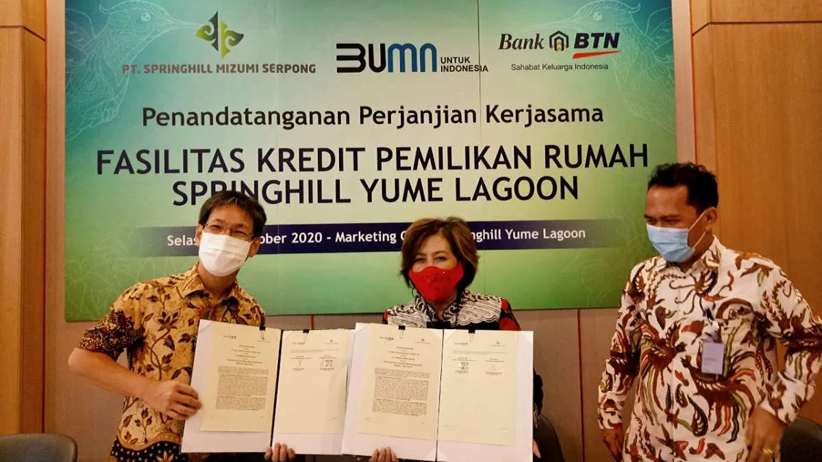 Dorong daya beli, BTN & Springhill Mizumi rilis program KPR Sakura