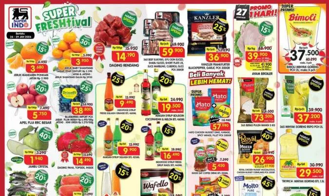 Katalog Promo Superindo Weekday Diskon hingga 40% Periode 8-11 Juni 2026