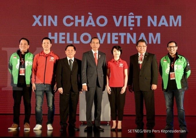 Jokowi saksikan langsung Go-Jek luncurkan Go-Viet di Vietnam