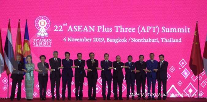 Presiden Jokowi meminta soliditas ASEAN plus three diperkuat