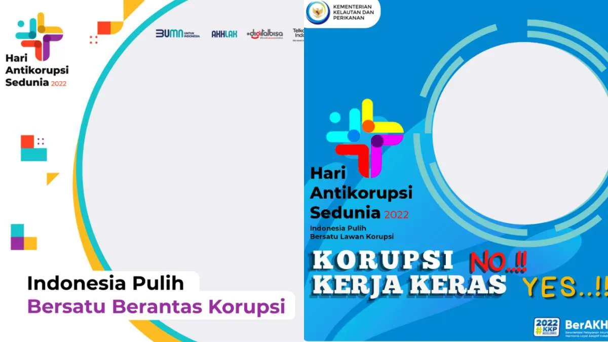 55 Link Twibbon Hari Anti Korupsi Sedunia 2022, Download Logo PNG Resmi di Sini