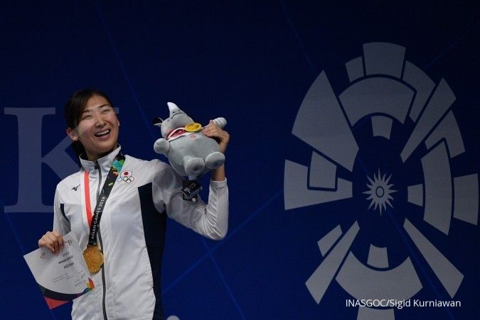 Perenang Jepang Rikako Ikee menyandang MVP Asian Games ke-18
