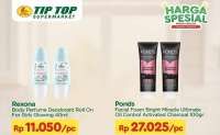 Promo Tip Top Terbaru Jelang Akhir Bulan Mei 2025, Rexona dan Ponds Harga Spesial
