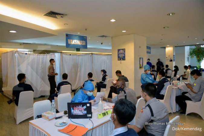 Tingkatkan Kualitas Pelayanan Publik, Kemendag Lanjutkan Vaksinasi Covid-19 Tahap 2