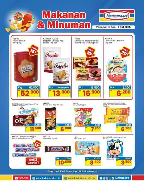 Promo Indomaret Super Hemat Periode 18 September-1 Oktober 2025