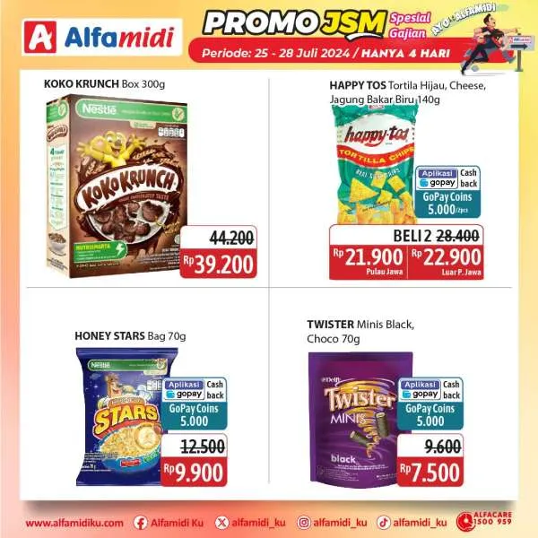 Promo JSM Alfamidi Hanya 4 Hari Spesial Gajian Periode 25-28 Juli 2024