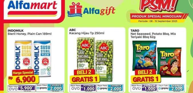 Promo Alfamart Terbaru 13 September 2023, Nikmati Promo Hemat Produk Spesial Mingguan