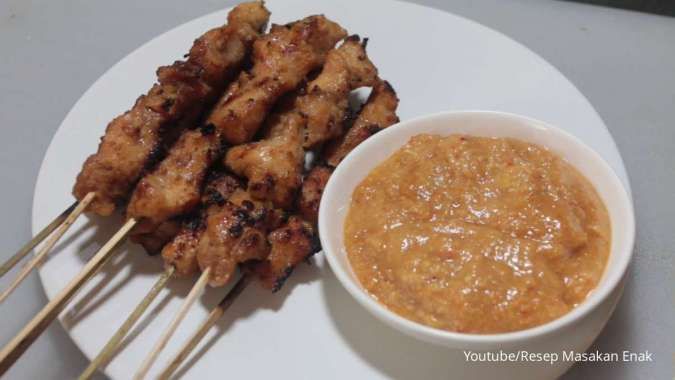 Resep Sate Ambal Khas Kebumen, Sate Ayam Unik Sausnya Pakai Sambal Tempe