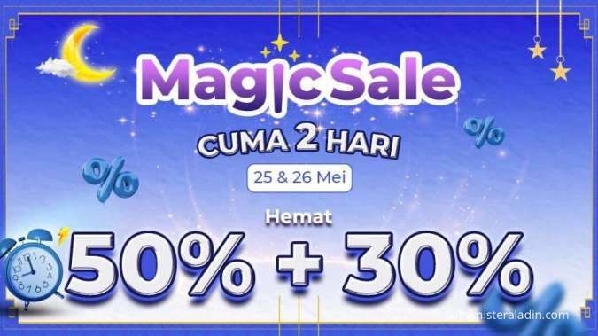 Promo Mister Aladin 25-26 Mei, Nikmati Diskon Pesawat Domestik & Explore 50% + 30%