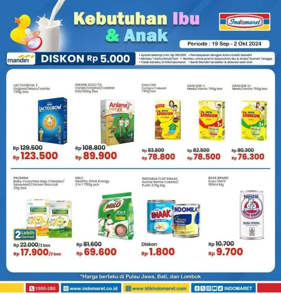 Promo Indomaret Super Hemat Periode 19 September-2 Oktober 2024