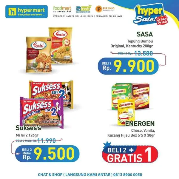 Promo Hypermart Hyper Sale Periode 28 Juni-8 Juli 2024