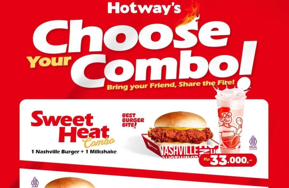Promo Hotway's Chicken 3 Perfect Combo Spesial Mulai Rp 33.000, Persediaan Terbatas