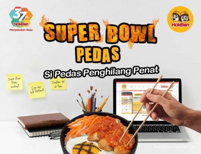 Promo Hokben Beli Paket Super Bowl Pedas Free Inaco Berlaku 11-14 Juli 2022