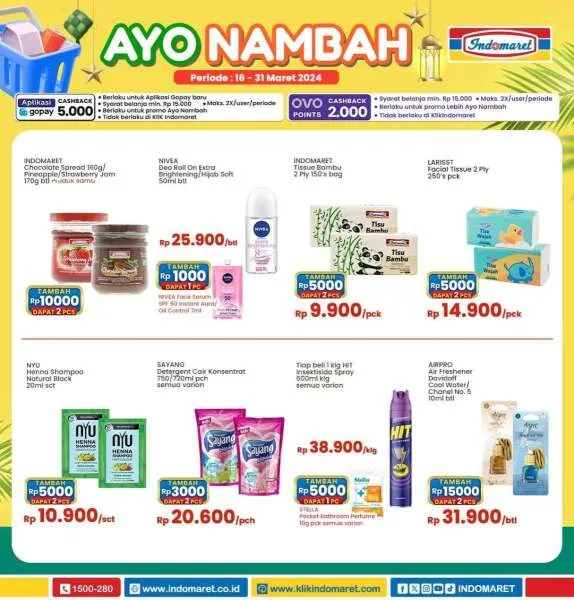 Promo Indomaret Super Hemat Periode 16-31 Maret 2024