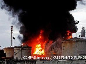 Pertamina berhasil memadamkan kembali api tangki 31 T-7