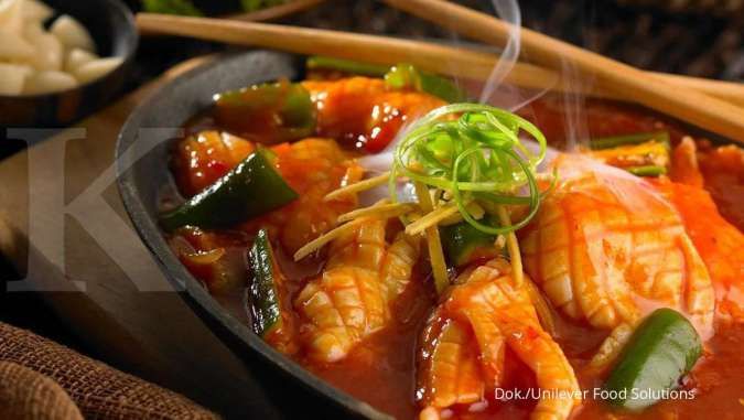 Resep Tumis Cumi Hot Plate dengan 3 Bumbu Saus yang Gurih dan Sedap