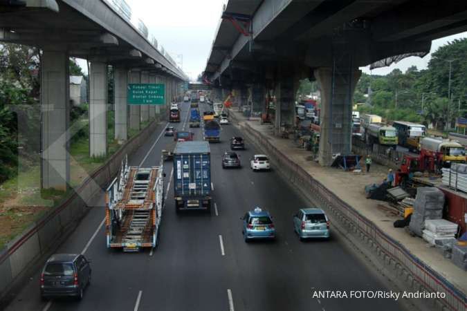 Uji beban jalan tol layang Jakarta-Cikampek II dilakukan hingga akhir Oktober 2019
