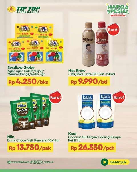 Promo Tip Top 16-31 Juli 2024 Harga Spesial